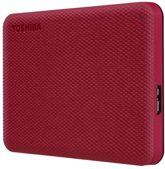 Внешний HDD 2Tb Toshiba Canvio Advance HDTCA20ER3AA, USB3.0, Red