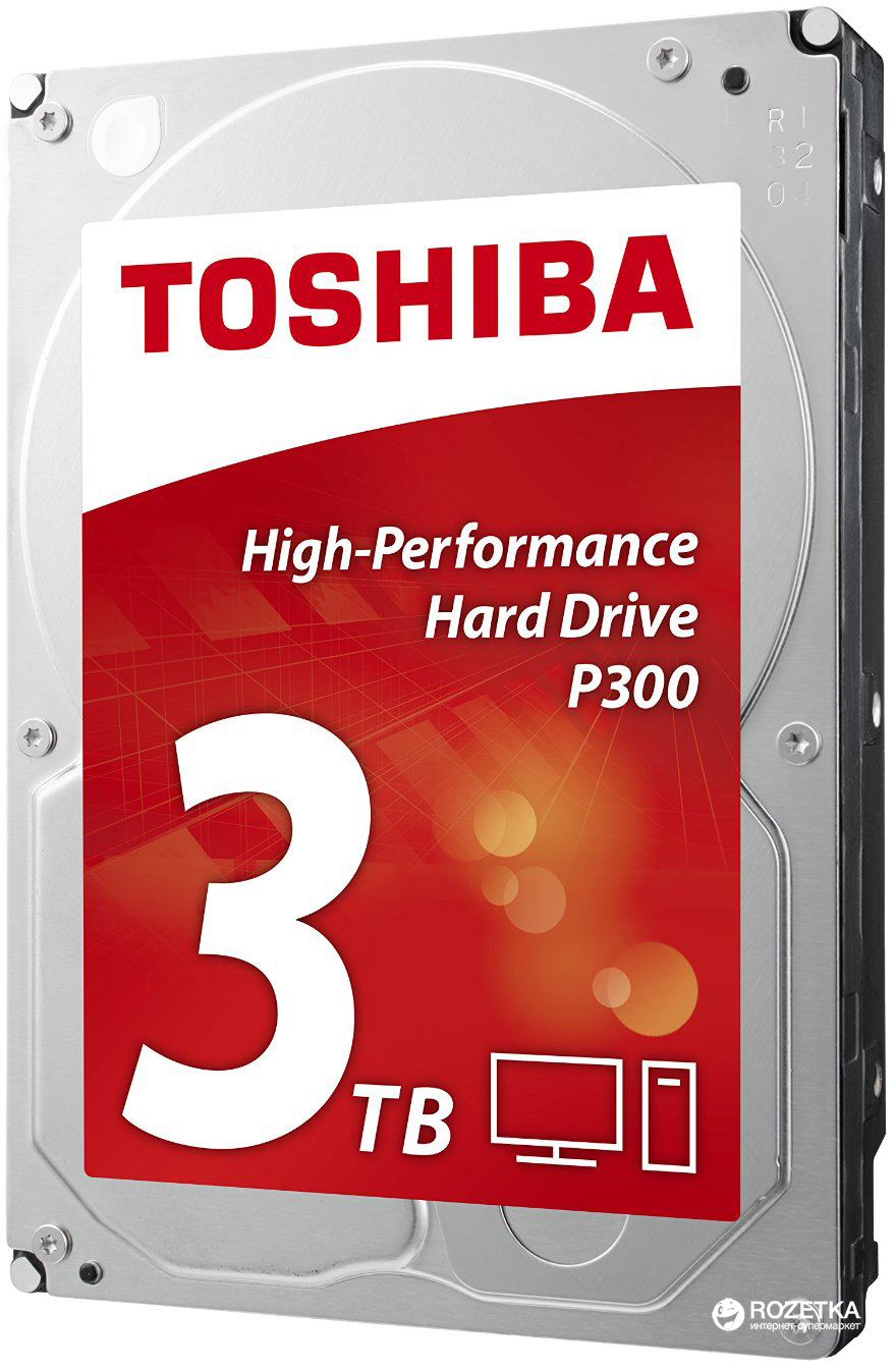 3Tb Toshiba HDWD130UZSVA, 7200rpm, 3.5", SATA III, 64Mb