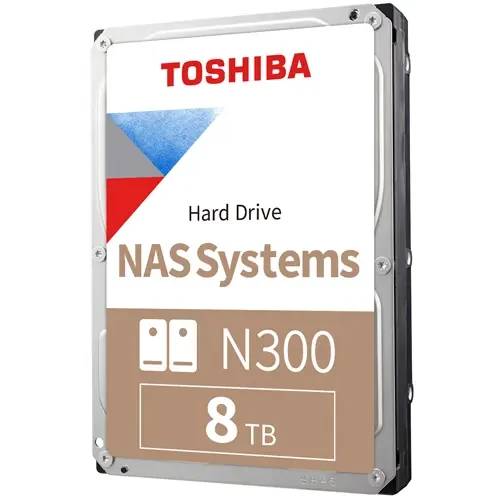 8Tb Toshiba N300 HDWG780UZSVA, 7200rpm, 3.5", SATA III, 512Mb