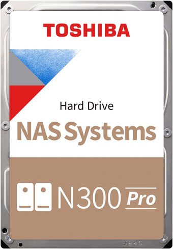 22Tb Toshiba N300 Pro, HDWG82CXZSTB, 7200rpm, SATA III, 512Mb