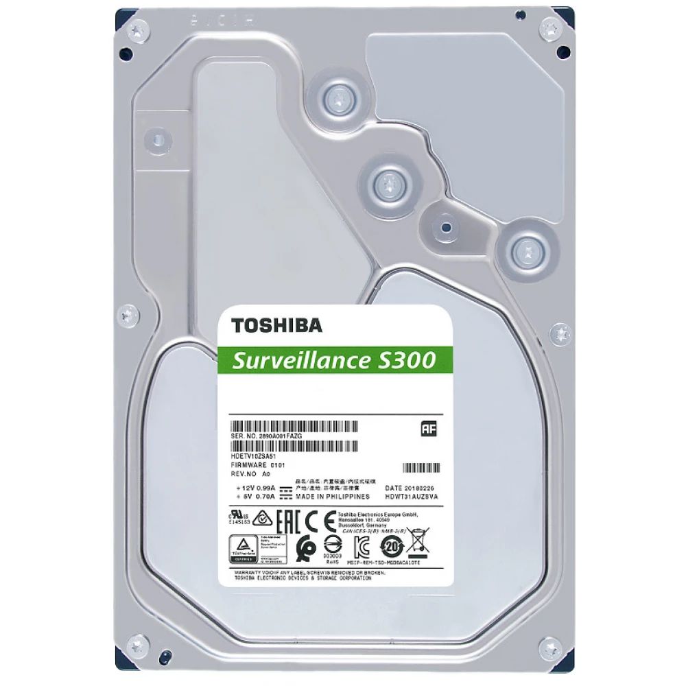4Tb Toshiba S300 HDWT840UZSVA, 5400rpm, 3.5", SATA III, 256Mb