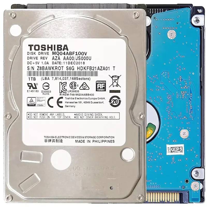 1Tb Toshiba MQ04ABF100V, 5400rpm, 2.5", SATA III, 128Mb