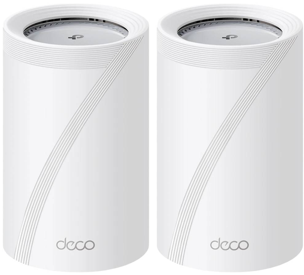 Wi-Fi система TP-Link Deco BE65 PRO (2-pack), 2.4/5/6GHz, 9334Mbps, 1xLAN 2.5Gbps, 1xLAN 5Gbps, WAN