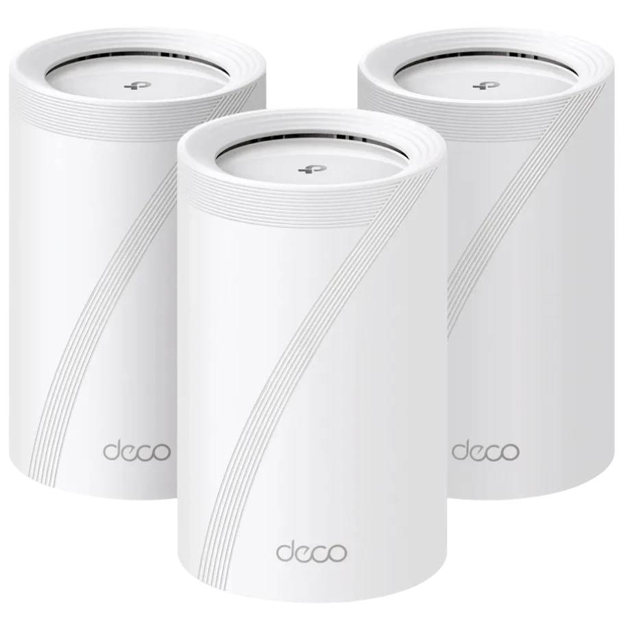 Wi-Fi система TP-Link Deco BE65 (3-pack), 2.4/5/6GHz, 9214Mbps, 4xLAN 2.5Gbps, WAN