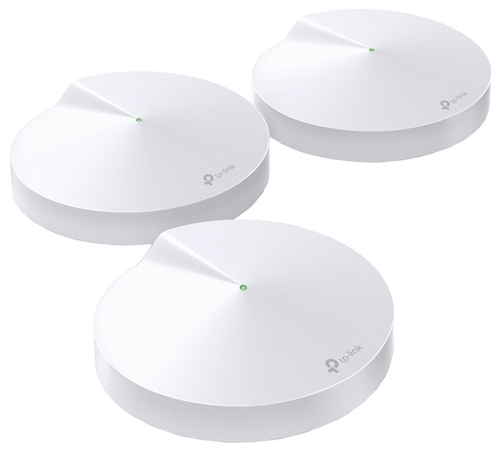 Точка доступа Wi-Fi TP-Link Deco M5 (3-pack), 2.4/5GHz, 1267Mbps, 2xLAN 100Mbps