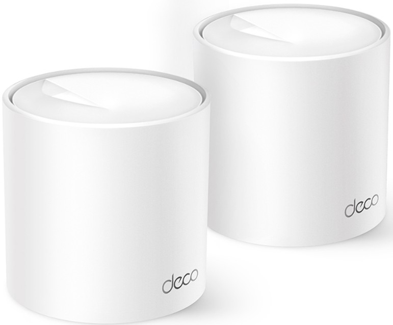 Точка доступа Wi-Fi TP-Link Deco X10 (2-pack), 2.4/5GHz, 1501Mbps, 2xLAN 1Gbps