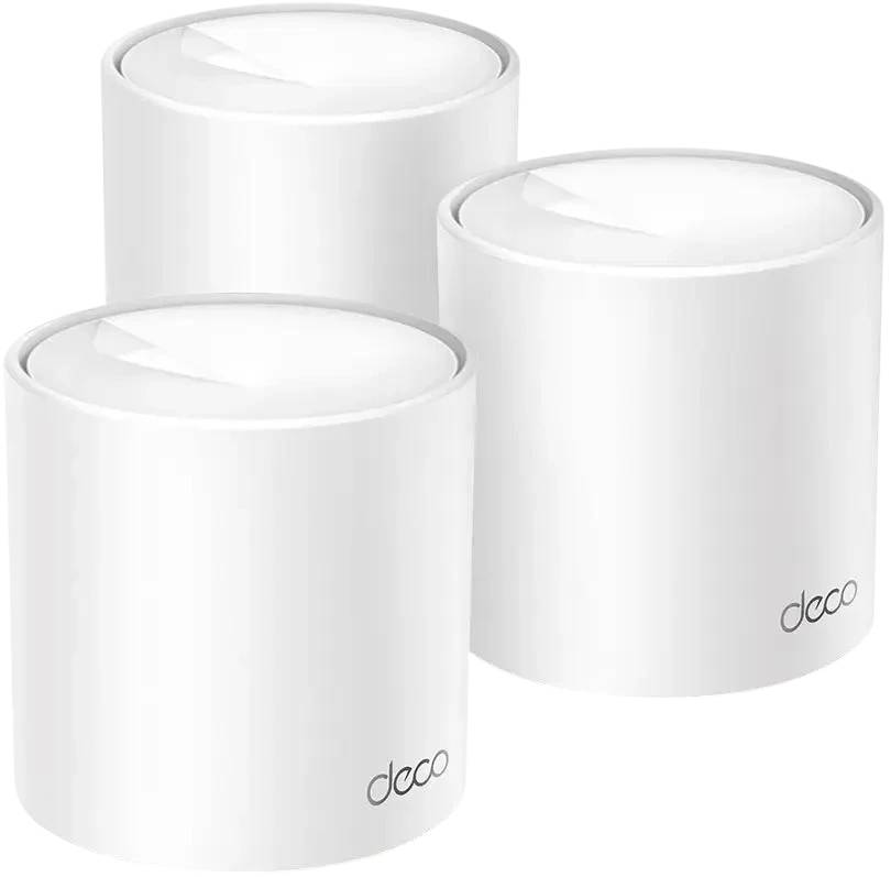 Точка доступа Wi-Fi TP-Link Deco X50 Pro (3-pack), 2.4/5GHz, 2976Mbps, 2xWAN/LAN 2.5Gbps