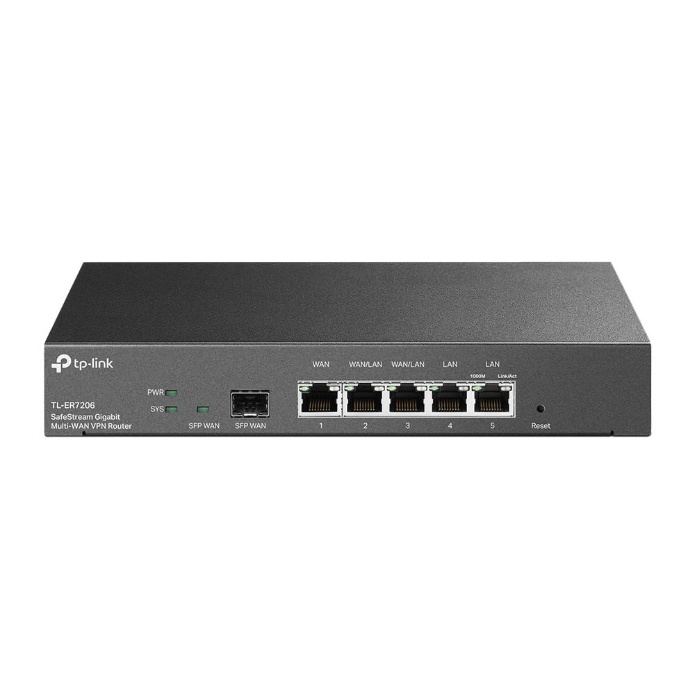 Роутер TP-Link TL-ER7206, 2xLAN 1Gbps, 2xWAN/LAN 1Gbps, 1xWAN, SFP