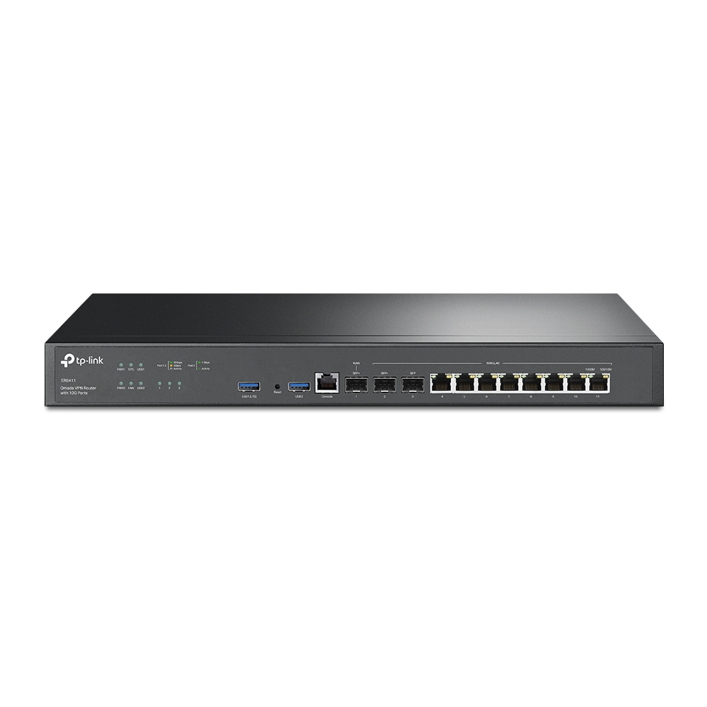 Роутер TP-Link ER8411, 8xWAN/LAN 1Gbps, 1xWAN, 1xSFP, 2xSFP+