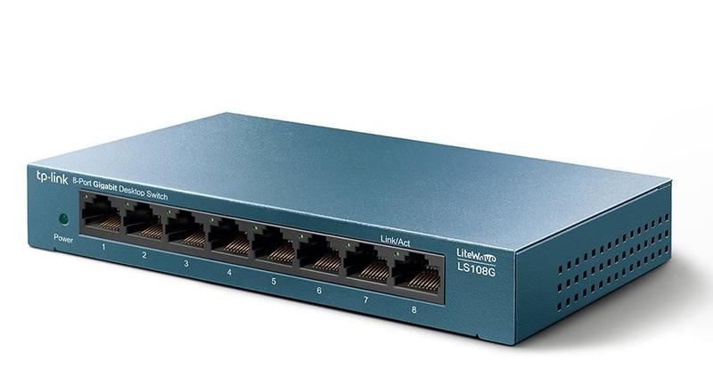 Коммутатор TP-Link LS108G, 8xLAN 1Gbps