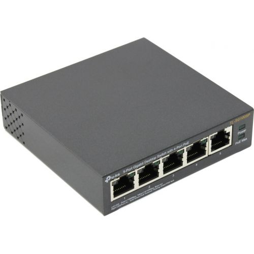 Коммутатор TP-Link TL-SG1005P, 5xLAN 1Gbps, PoE