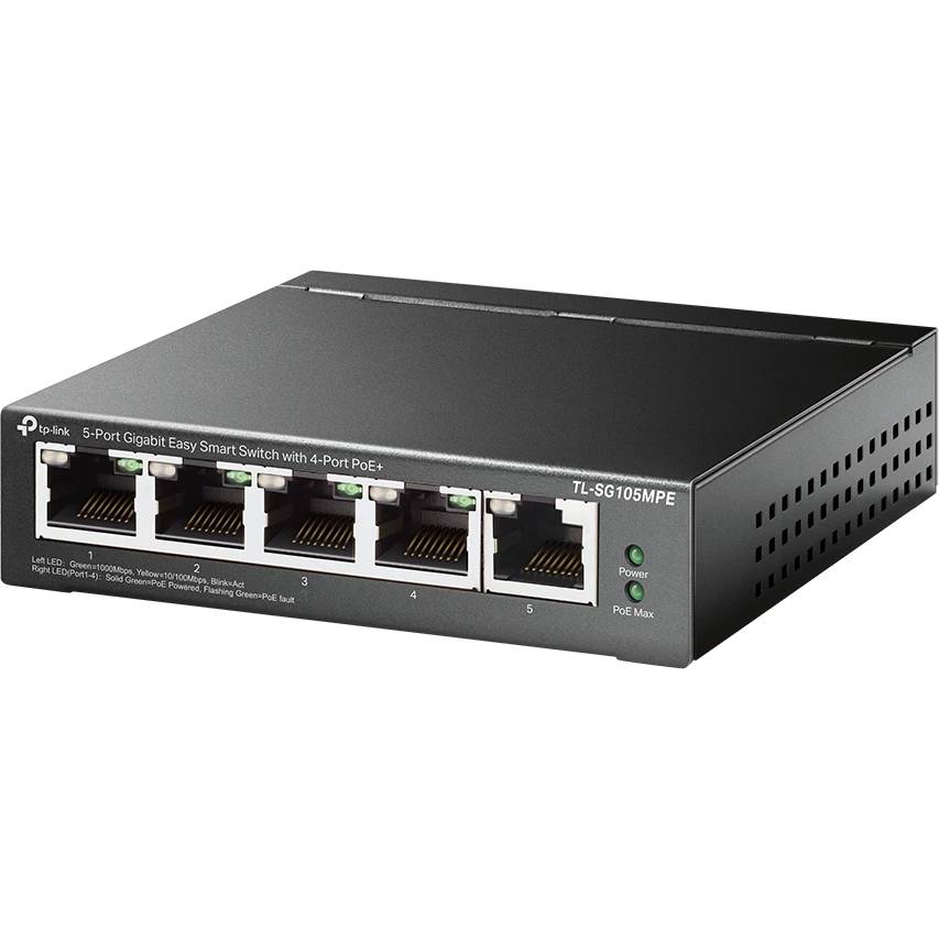 Коммутатор TP-Link TL-SG105MPE, 5xLAN 1Gbps, PoE