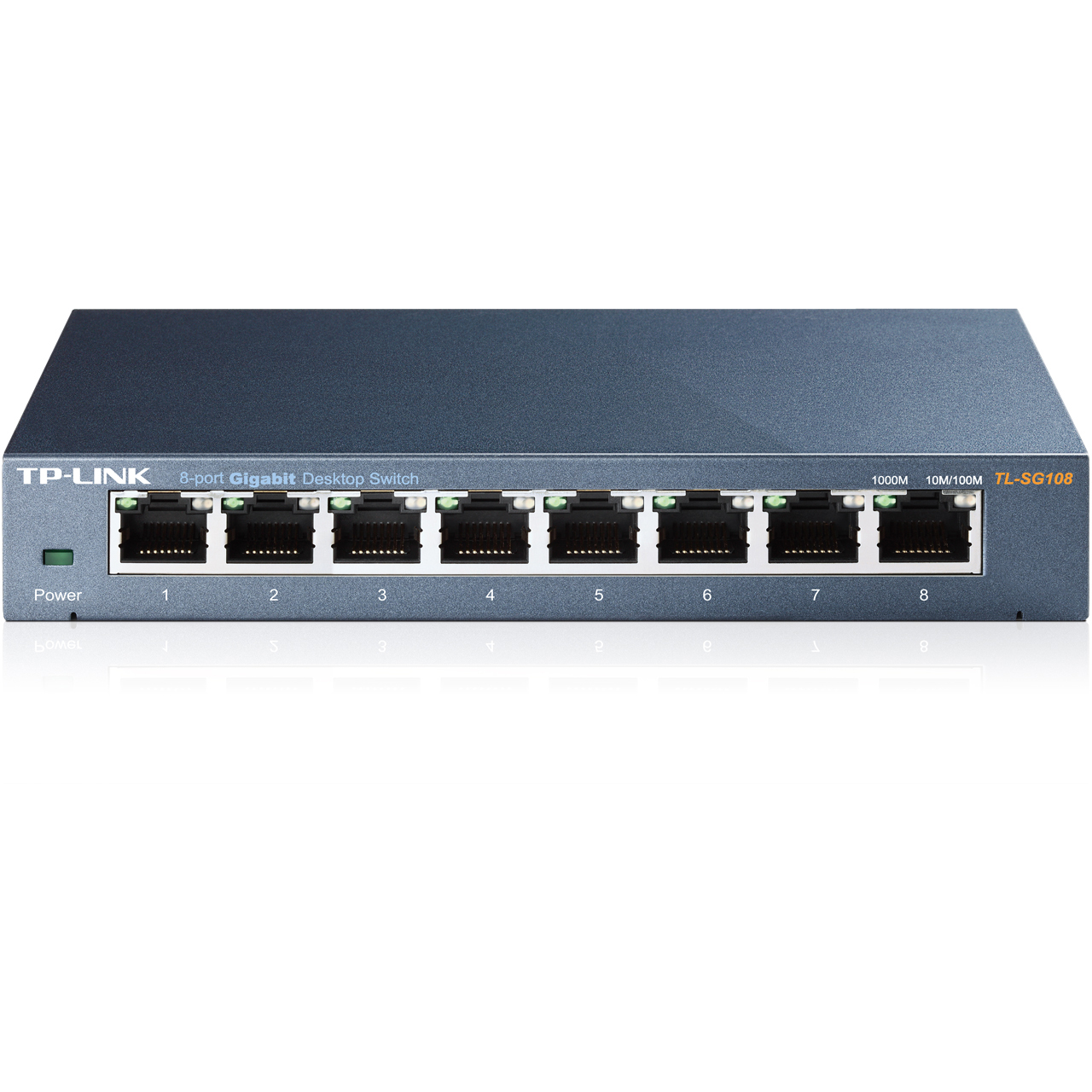 Коммутатор TP-Link TL-SG108, 8xLAN 1Gbps