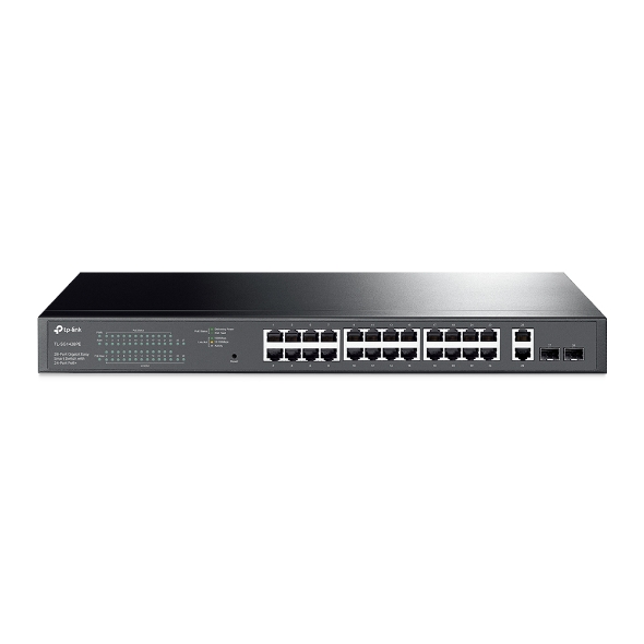 Коммутатор TP-Link TL-SG1428PE, 24 x GE PoE+, 2 x SFP, 250W, EasySmart