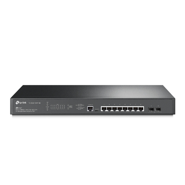 Коммутатор TP-Link TL-SG3210XHP-M2, 8xLAN 1Gbps, 2xSFP+