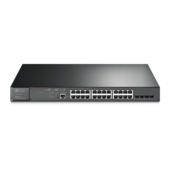 Коммутатор TP-Link TL-SG3428MP, 24 x GE PoE+, 4 x SFP, 384W, L2+