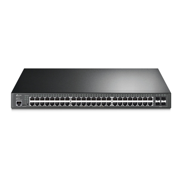 Коммутатор TP-Link TL-SG3452P, 48 x GE PoE+, 4 x SFP, 348W, L2+