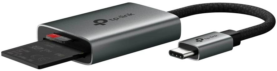 Картридер TP-Link UA430C, USB Type-C, серый
