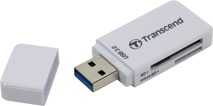 Картридер Transcend TS-RDF5W, SD USB3.0, белый