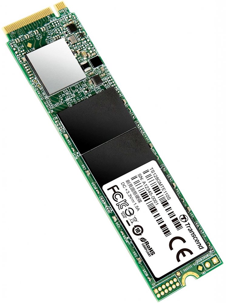 128Gb SSD Transcend 110S TS128GMTE110S, (1500/550), NVMe M.2