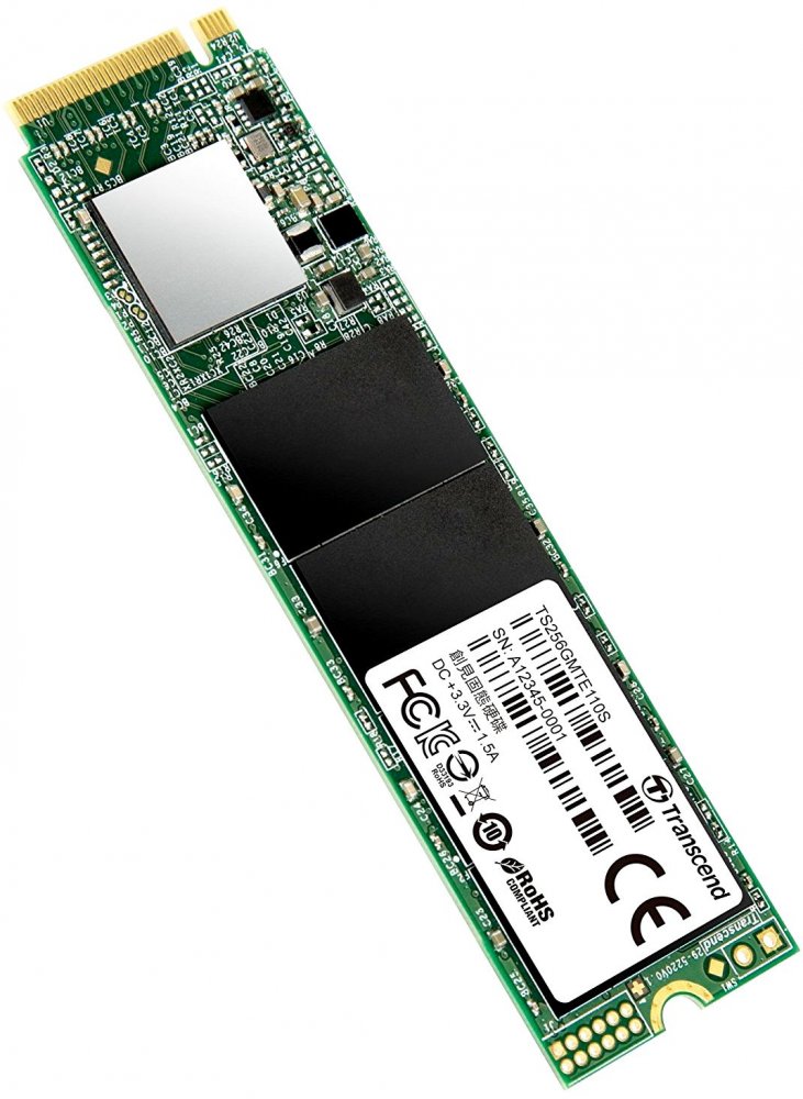 256Gb SSD Transcend 110S TS256GMTE110S, (1600/1100), NVMe M.2