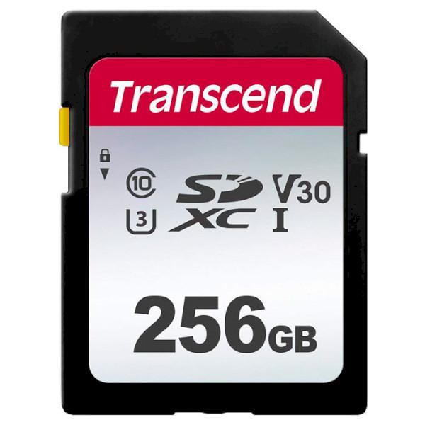 Карта памяти 256Gb Transcend 300S TS256GSDC300S, SDXC Class 10, UHS-I U3