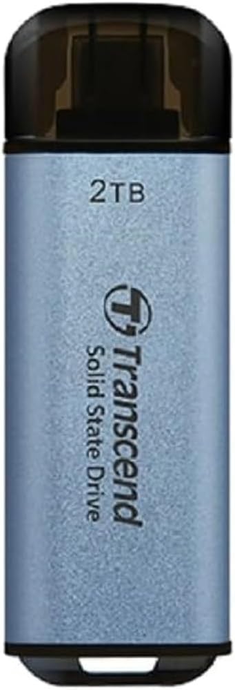 Внешний SSD 2Tb Transcend ESD300 TS2TESD300C, USB3.2 Type-C, голубой