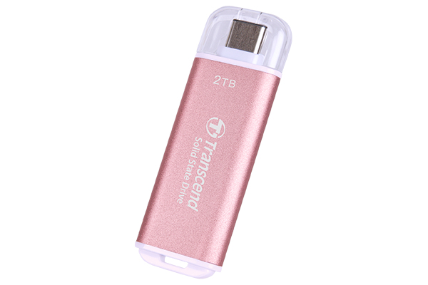 Внешний SSD 2Tb Transcend ESD300 TS2TESD300P, USB3.2 Type-C, розовый