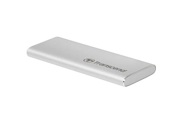 Внешний SSD 500Gb Transcend ESD260C TS500GESD260C, USB Type-C, серебристый