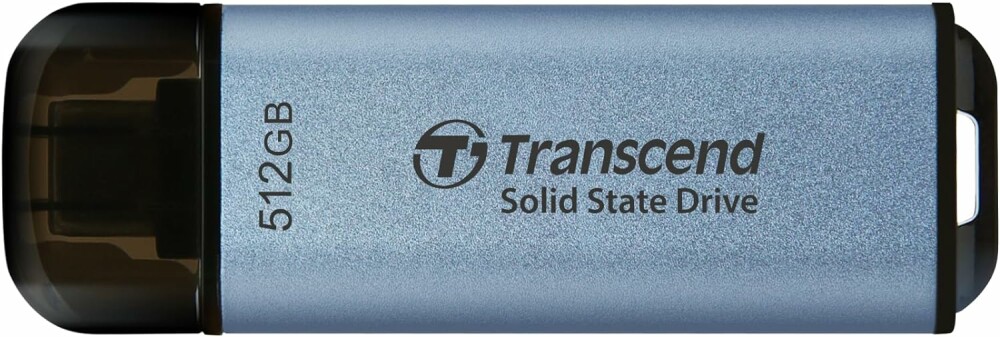 Внешний SSD 512Gb Transcend ESD300 TS512GESD300C, USB3.2 Type-C, голубой