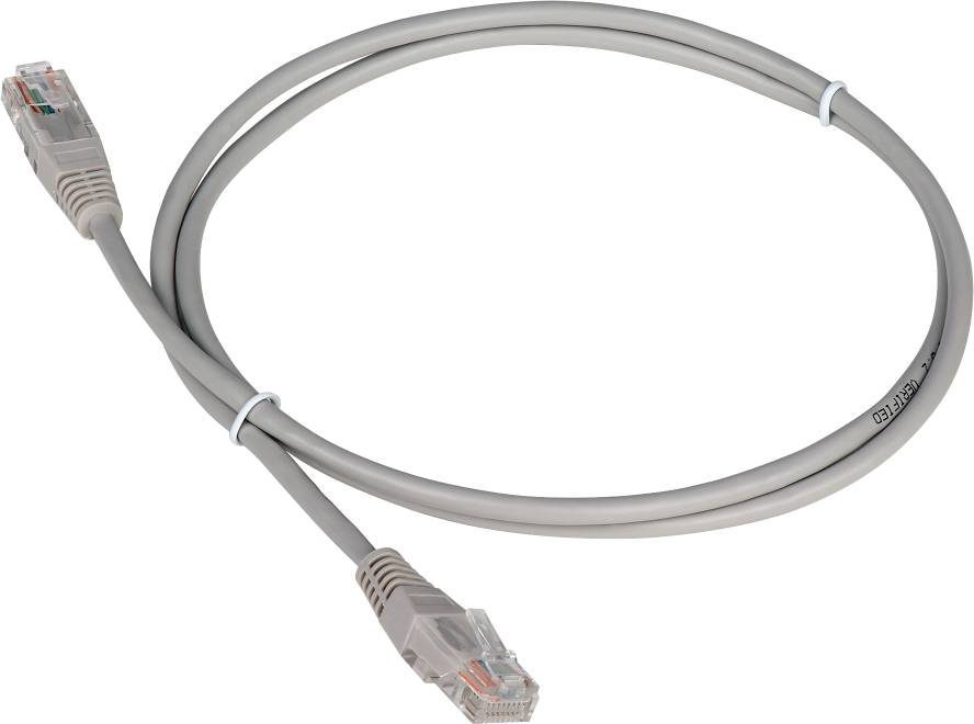 Кабель RJ-45, UTP 5E, TWT, TWT-45-45-3.0-GY, 3.0м, серый