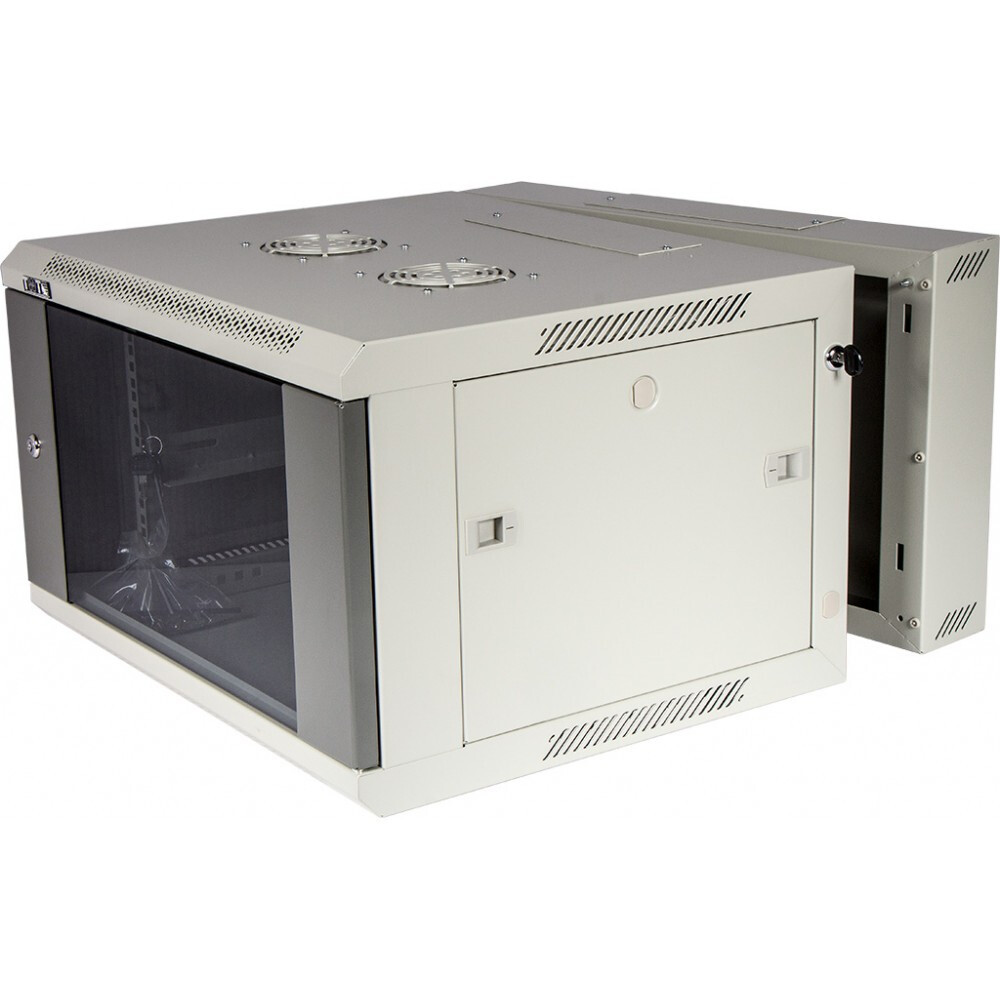 Шкаф коммутационный TWT TWT-CBW3G-6U-6X6-GY 6U, 600х600мм