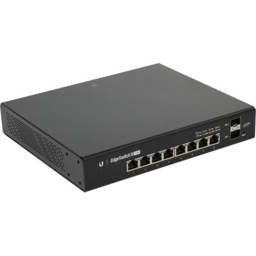 Коммутатор UBIQUITI ES-8-150W, 8xLAN 1Gbps, 2xSFP, PoE+