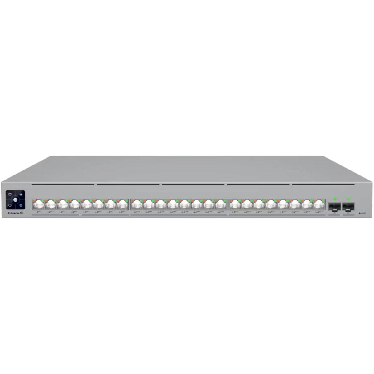 Коммутатор UBIQUITI ECS-24-PoE, 16xLAN 10Gbps, 8xLAN 2.5Gbps, 2xSFP28, PoE