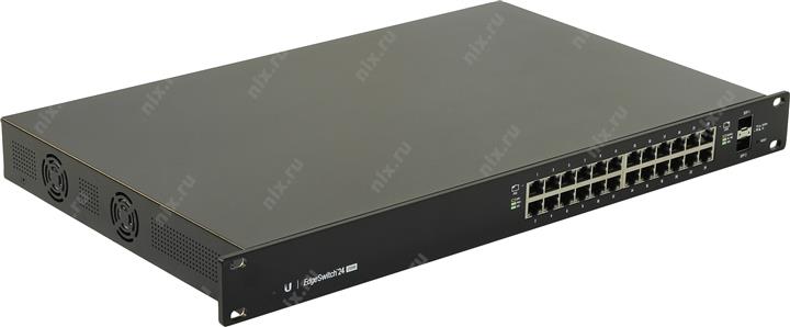 Коммутатор UBIQUITI EdgeSwitch ES-24-250W, 24xLAN 1Gbps, 2xSFP, PoE