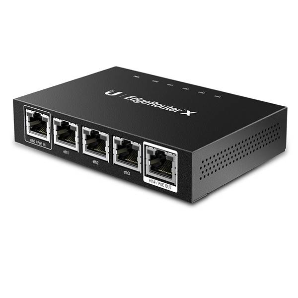 Роутер Ubiquiti EdgeRouter X, ER-X, 4xLAN 1Gbps, 1xWAN