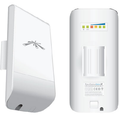 Точка доступа Wi-Fi Ubiquiti NanoStation Loco M5, 802.11n, 5ГГц, 150MBps, LAN, PoE