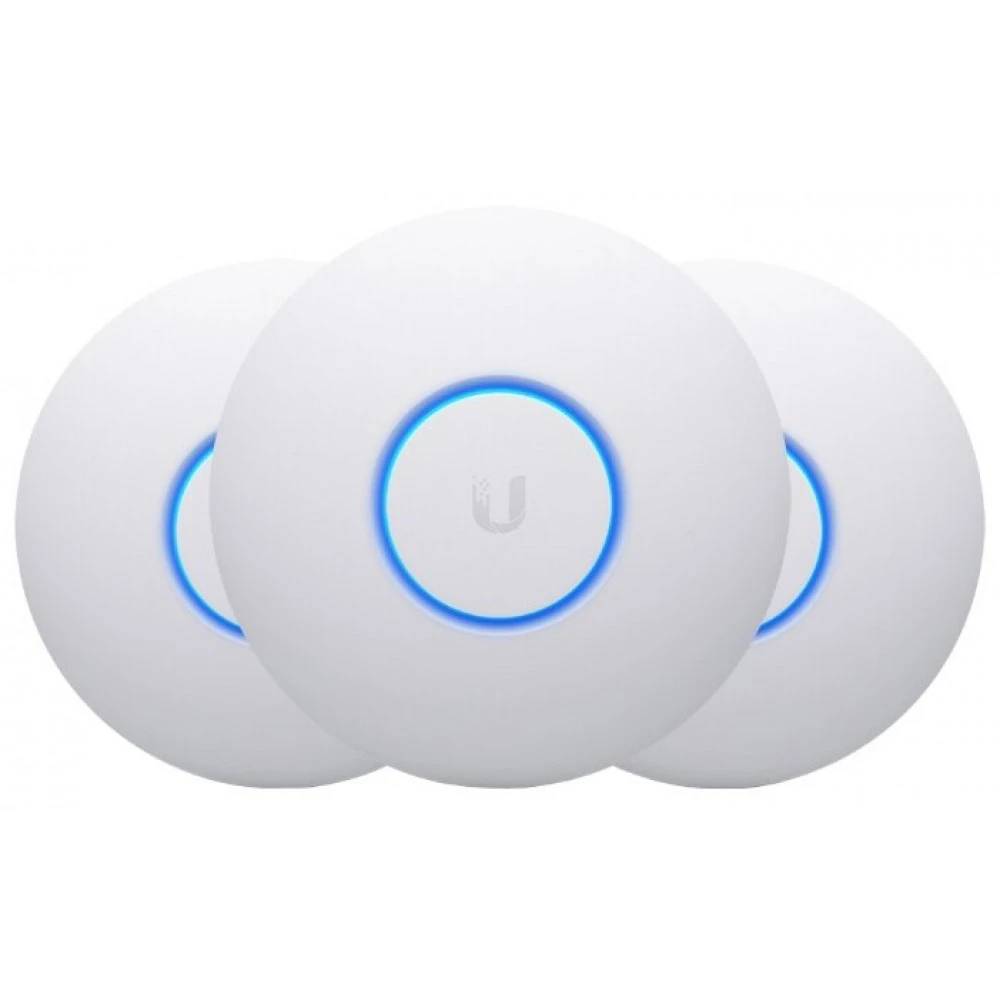 Точка доступа Wi-Fi Ubiquiti UniFi AP nanoHD UAP-nanoHD (3-pack), 2.4/5GHz, 1733 Mbps, 1xLAN 1Gbps