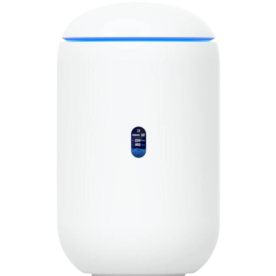 Роутер Wi-Fi Ubiquiti UniFi Dream Router 7 (UDR7), 2.4/5/6GHz, 10688Mbps, 3xLAN 2.5Gbps, 1xSFP+, WAN