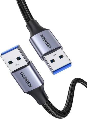 Кабель USB3.2 (M) - USB3.2 (M), 1м, Ugreen US373 80790, Black