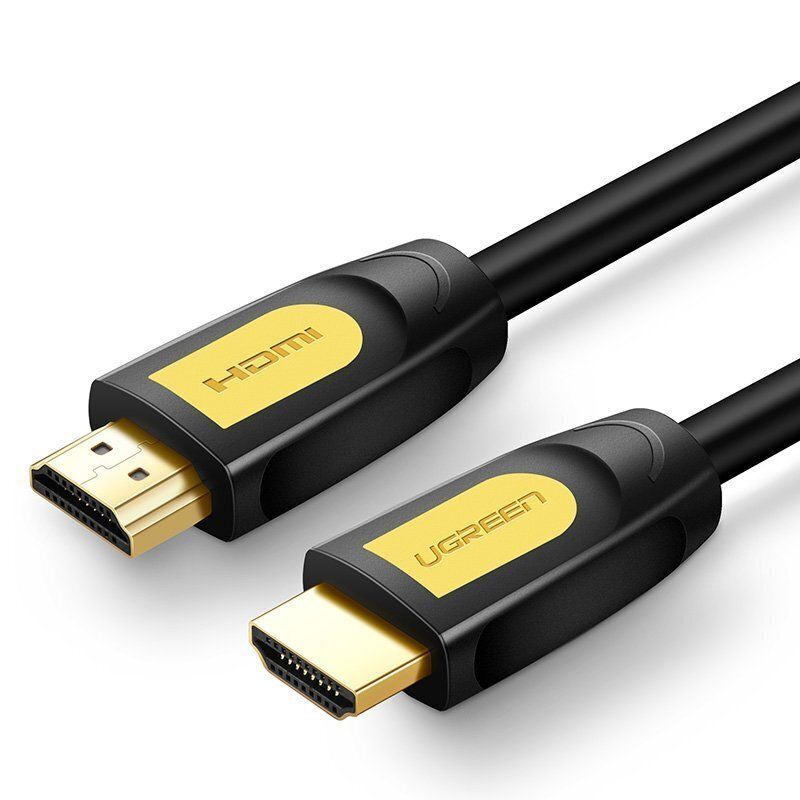 Кабель HDMI (19M) - HDMI (19M), 1.5м, Ugreen HD101 10128, Black/Yellow