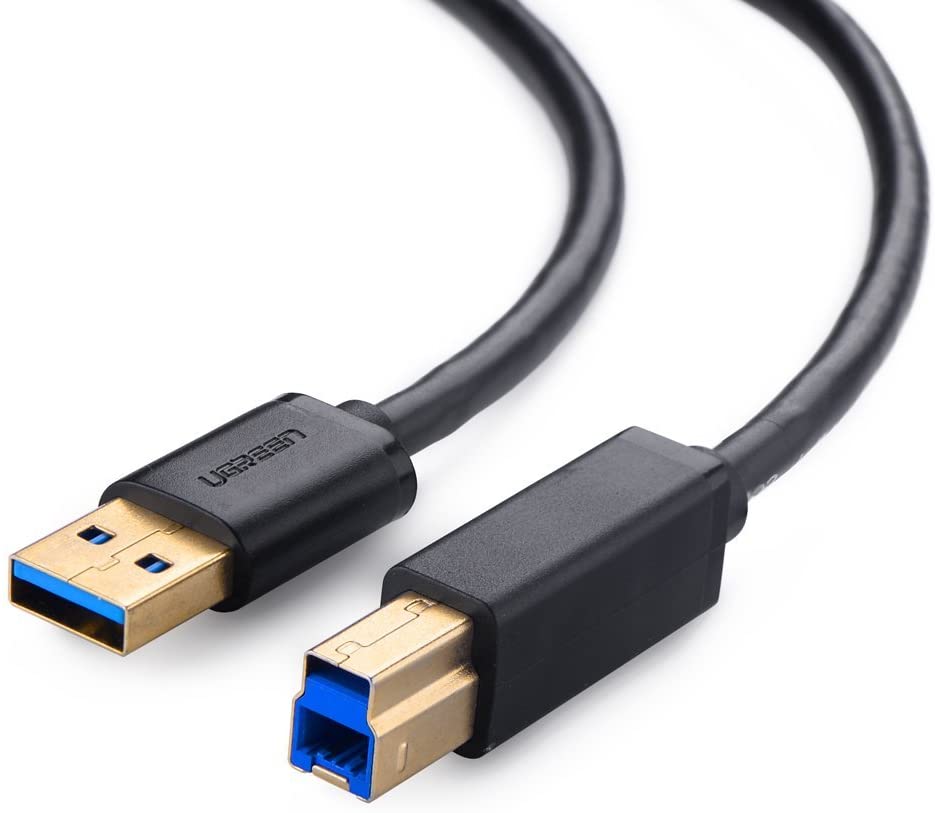 Кабель USB3.2 (AM) - USB3.2 (BM), 2м, Ugreen US210 10372, черный