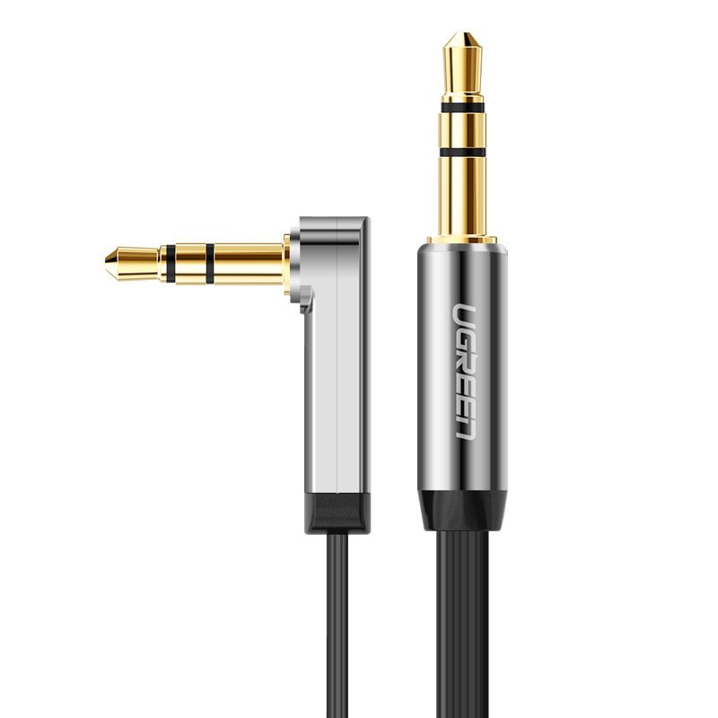 Кабель Jack3.5 (M) - Jack3.5 (M), Ugreen AV119 10596, 0.5м, черный