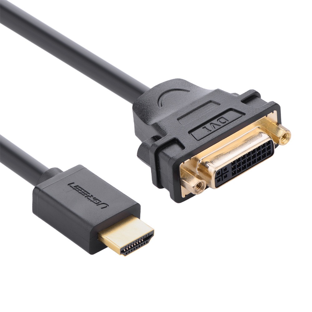 Кабель адаптер HDMI (M) - DVI (F) Ugreen 20136, Black