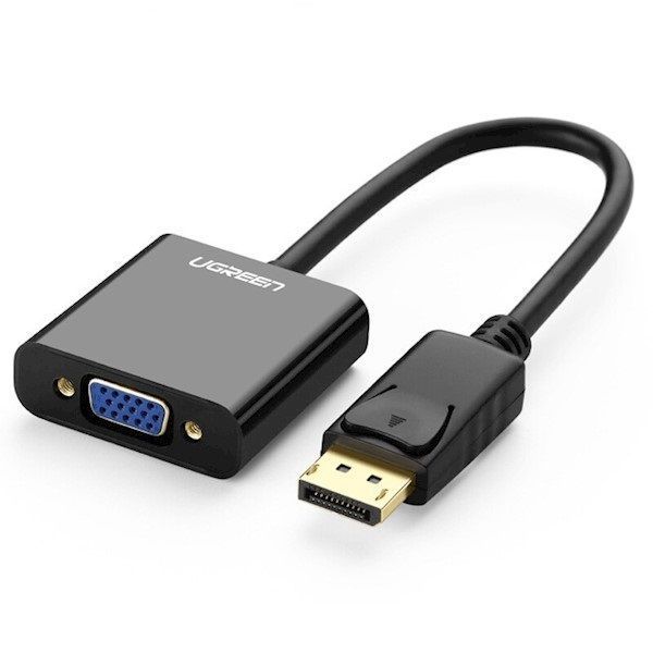 Кабель адаптер DP (M) - VGA (F), Ugreen DP109 20415, Black