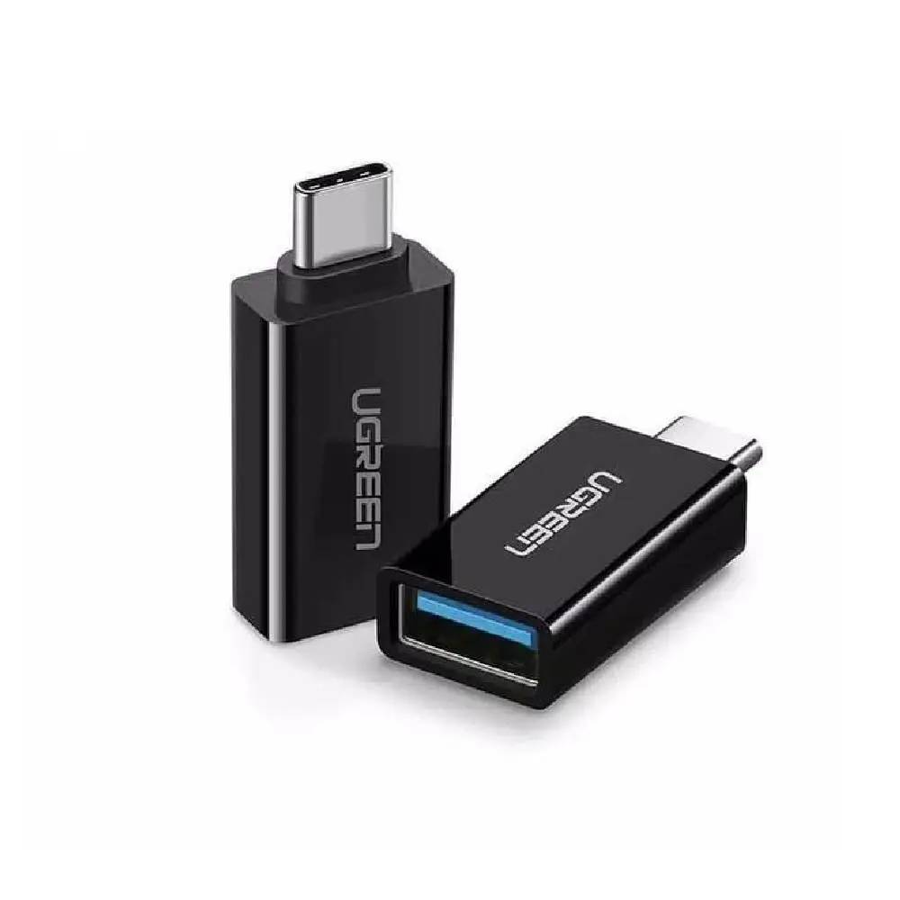 Переходник USB3.2 Type-C (M) - USB3.2 (F) Ugreen US173 20808, черный