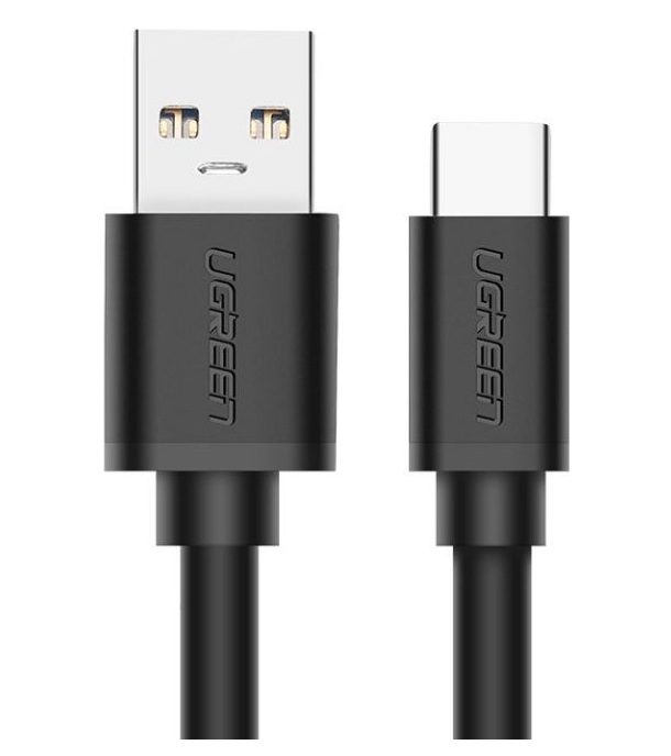 Кабель USB3.2 (M) - USB3.2 Type-C (M), 1м, Ugreen US184 20882, черный