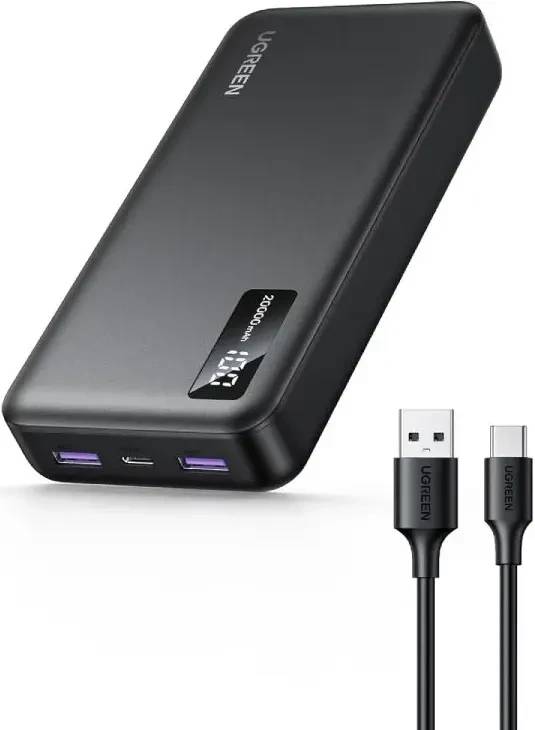 Внешний аккумулятор 20000мАч Ugreen PB312 25683, Grey