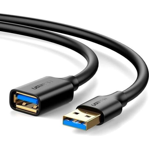 Кабель удлинитель USB3.2 (M) - USB3.2 (F), 3м, Ugreen US129 30127, Black