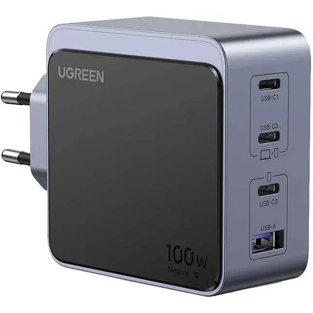 СЗУ Ugreen X565 (35043), Black, 3xUSB Type-C, USB